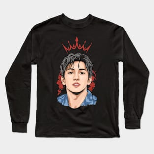 Ji Chang Wook black Long Sleeve T-Shirt